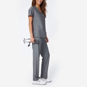 Womens FIGS Livingston Graphite Scrub Pant Size M